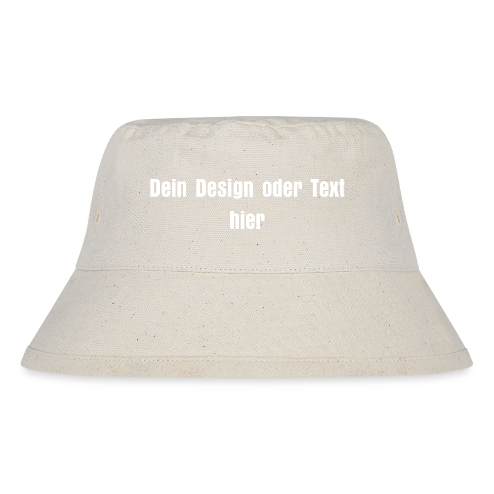 Stanley/Stella recycelter Bucket Hat - personalisierbar - Naturweiß