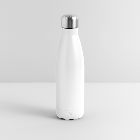 Thermosflasche 500 ml - personalisierbar - Weiß