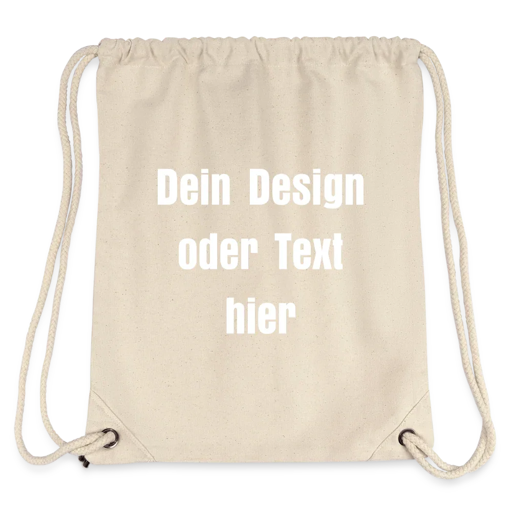 Stanley/Stella recycelter Gym Bag - personalisierbar - Naturweiß