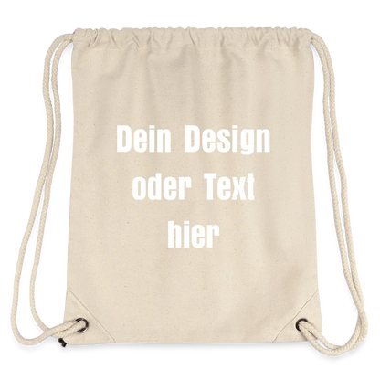 Stanley/Stella recycelter Gym Bag - personalisierbar - Naturweiß