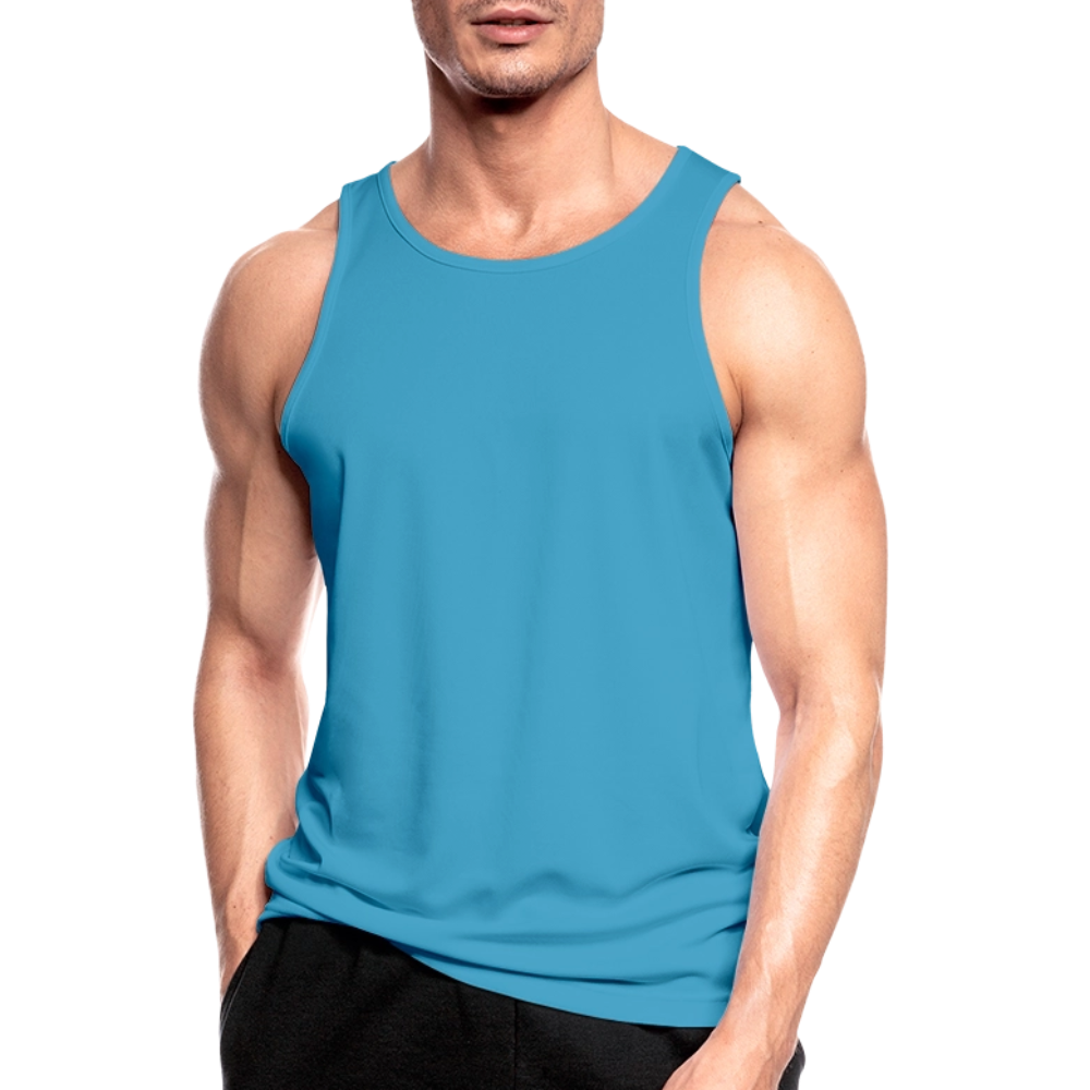 Funktionelles Männer Tank Top atmungsaktiv - personalisierbar - Saphirblau