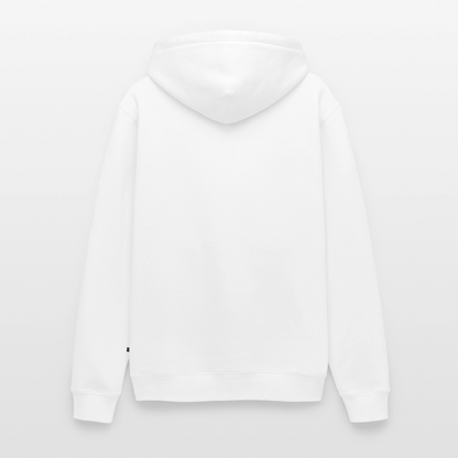 Männer Premium Hoodie - personalisierbare Vorder- und Rückseite - Weiß