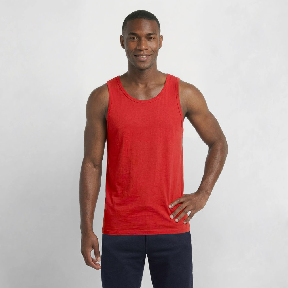 Gildan Männer Tank Top - personalisierbar - Rot
