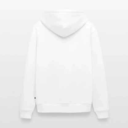 Männer Premium Kapuzenjacke - personalisierbare Vorder- und Rückseite - Weiß