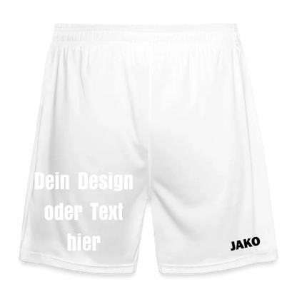 JAKO Sporthose Manchester 2.0 - personalisierbar - Weiß