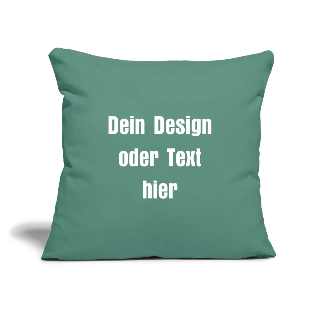 Sofakissenbezug 44 x 44 cm - personalisierbar - Tanngrün