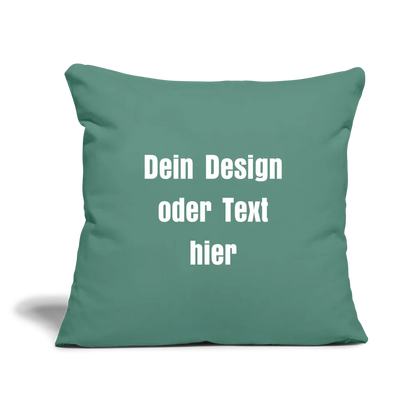 Sofakissenbezug 44 x 44 cm - personalisierbar - Tanngrün