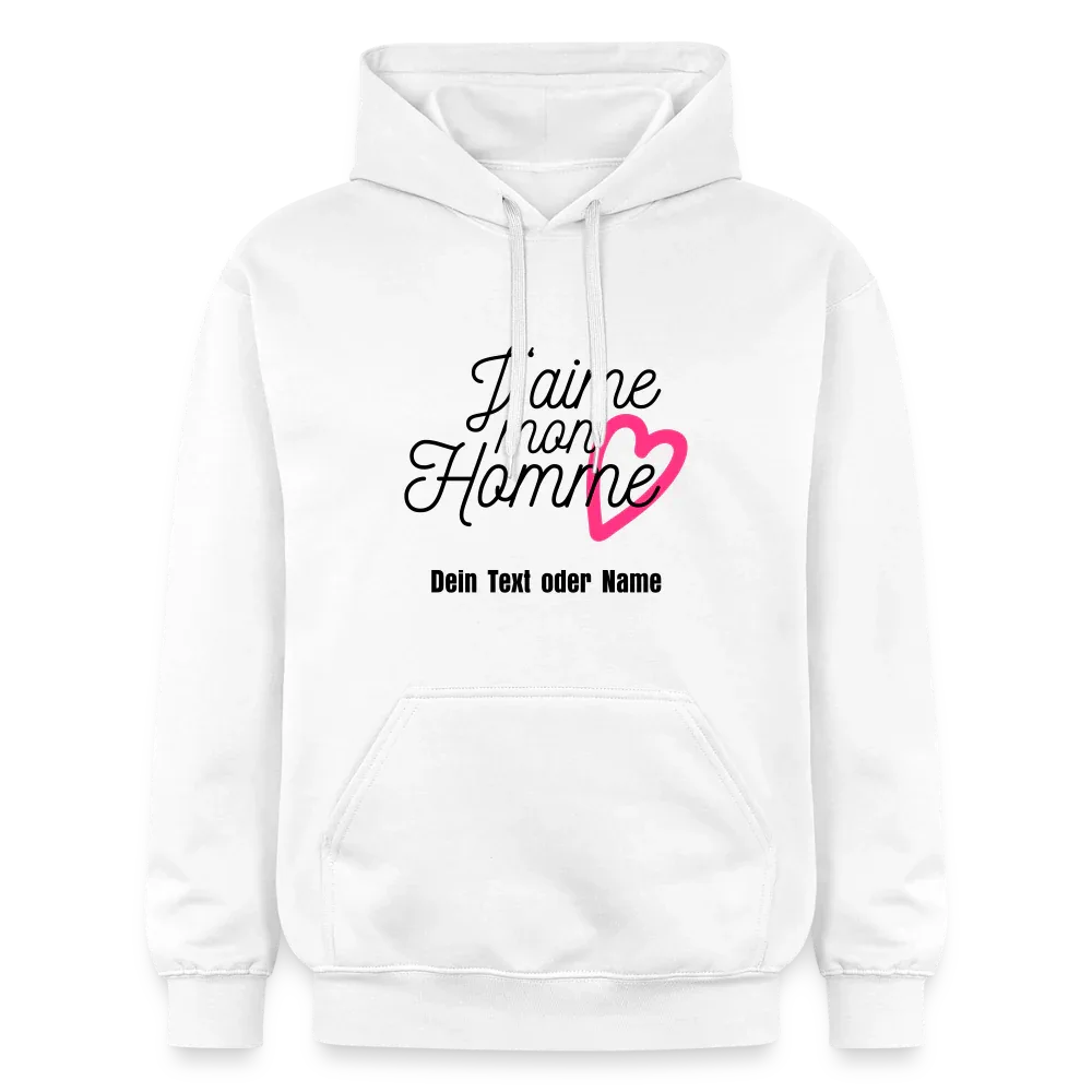 Kuschel-Hoodie "Valentine" für Frauen – personalisierbar & weich - Weiß
