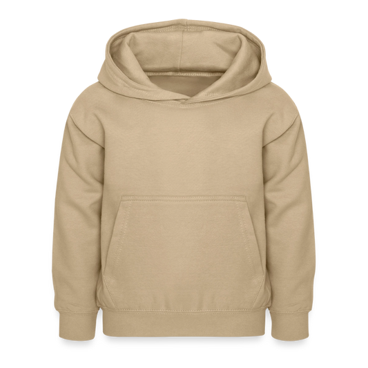 Kinder Hoodie - personalisierbare Vorder- und Rückseite - Sand