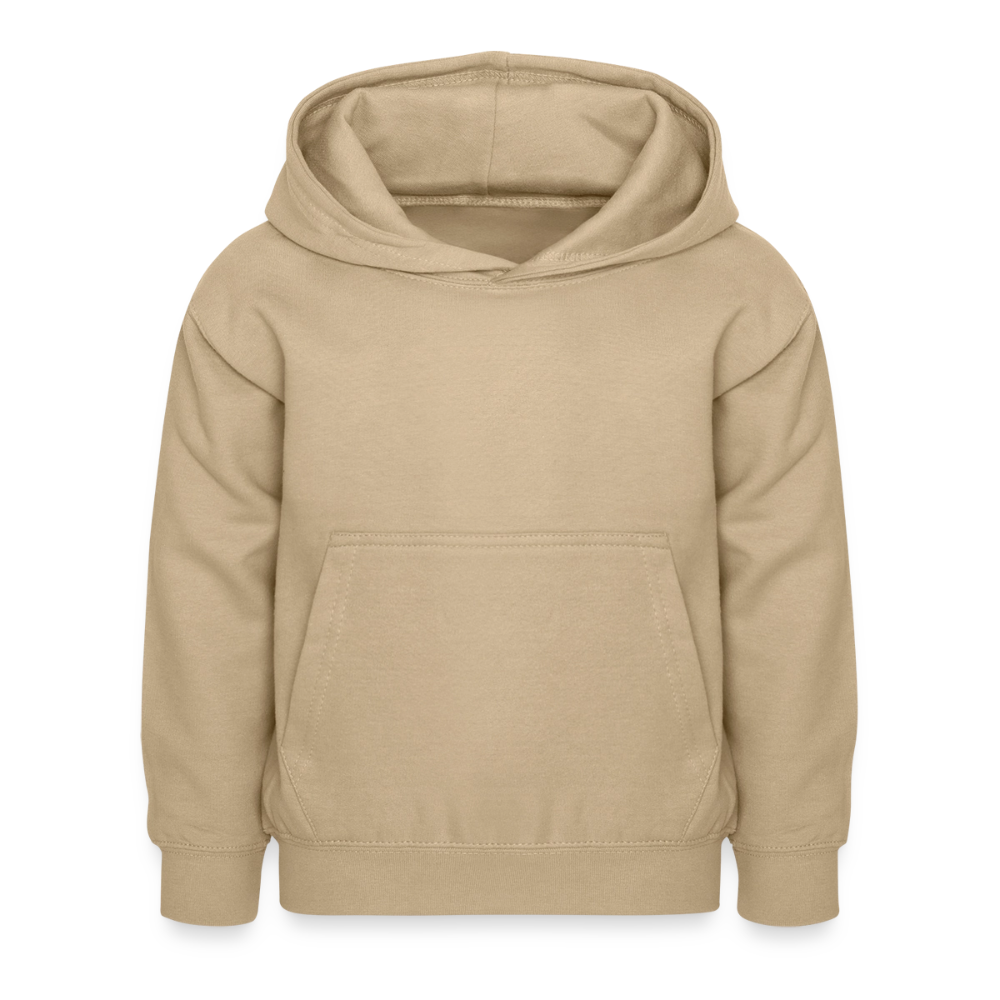 Kinder Hoodie - personalisierbare Vorder- und Rückseite - Sand