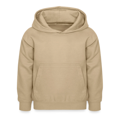 Kinder Hoodie - personalisierbare Vorder- und Rückseite - Sand
