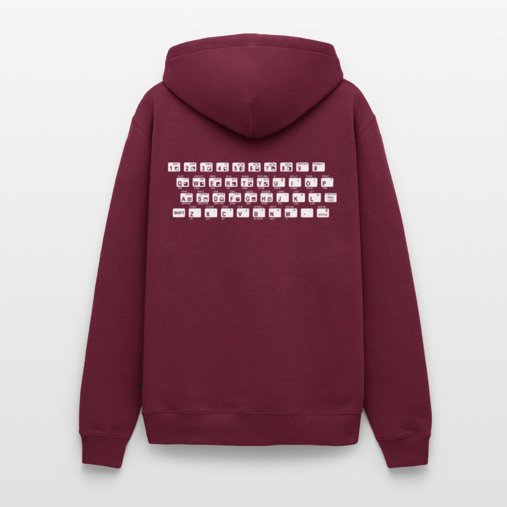 48K ZX Spectrum Retro Hoodie für Herren - Burgunderrot