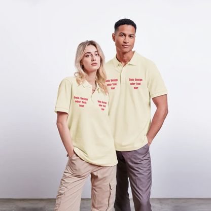 Stanley/Stella Unisex Bio-Poloshirt PREPSTER - personalisierbar - Natur