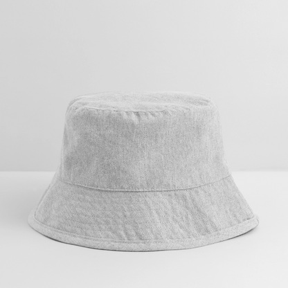 Stanley/Stella recycelter Bucket Hat - personalisierbar - Grau meliert