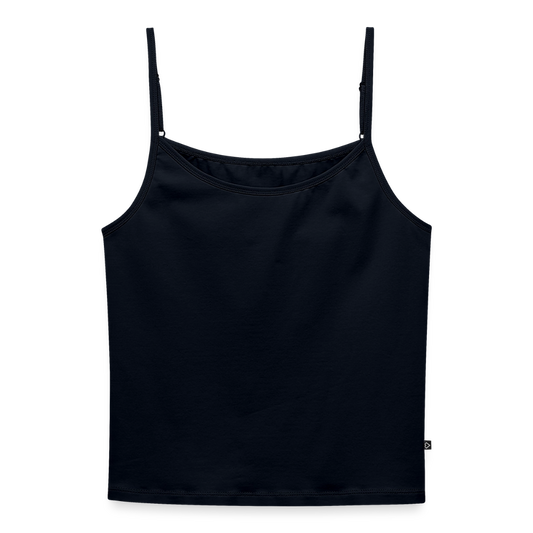Frauen Spaghetti Tank Top - personalisierbar - Navy
