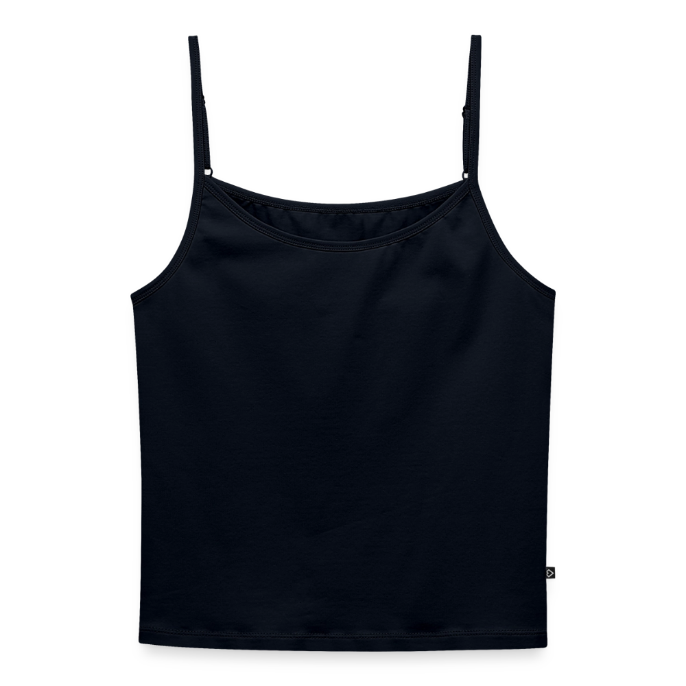 Frauen Spaghetti Tank Top - personalisierbar - Navy