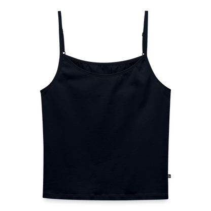 Frauen Spaghetti Tank Top - personalisierbar - Navy