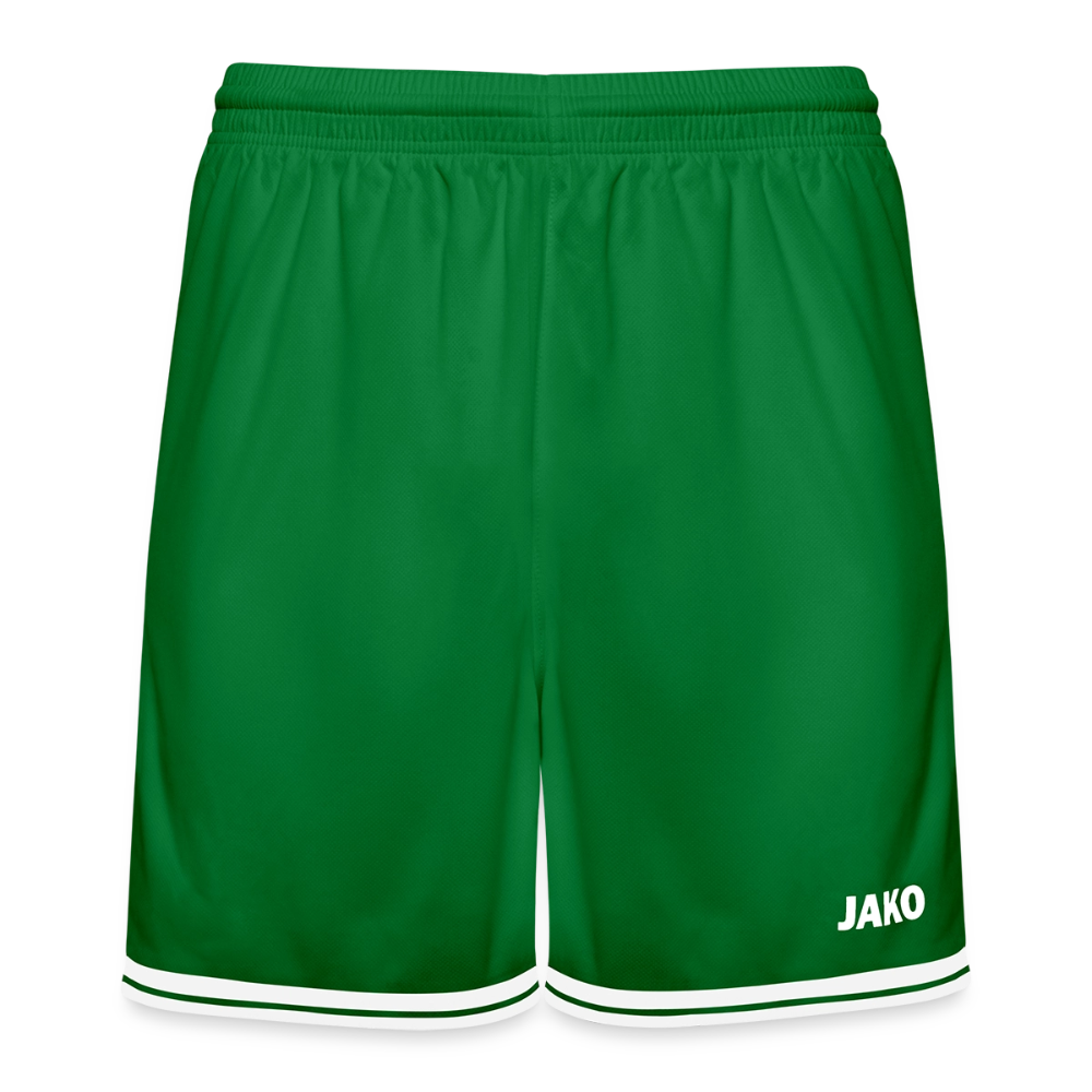 JAKO Basketball Short Center 2.0 - personalisierbar - Grün/Weiß