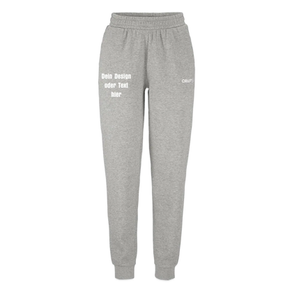 CRAFT Community 2.0 Frauen Sweathose - personalisierbar - Grau meliert