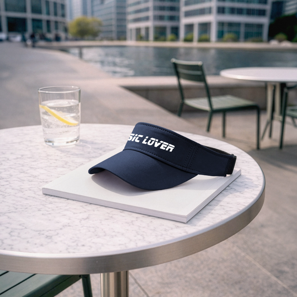 Recyceltes Visor Cap - personalisierbar - Navy