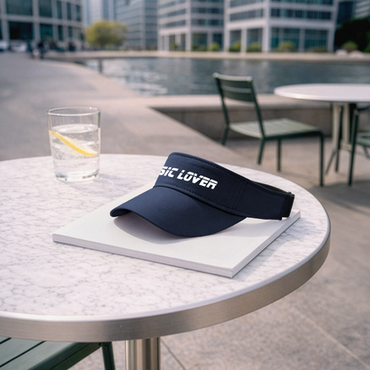 Recyceltes Visor Cap - personalisierbar - Navy