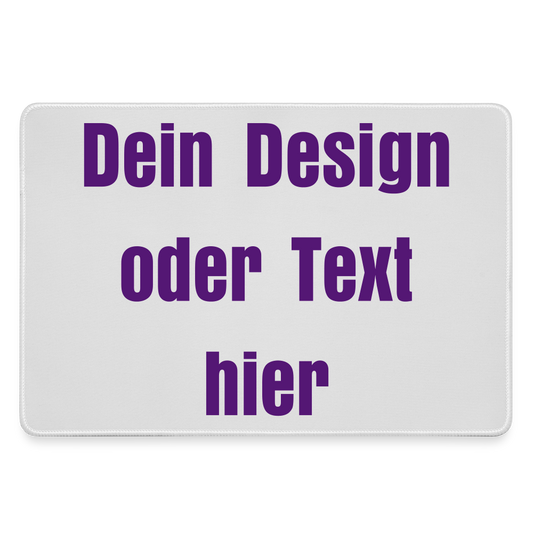 Gaming Mousepad - personalisierbar - Grau