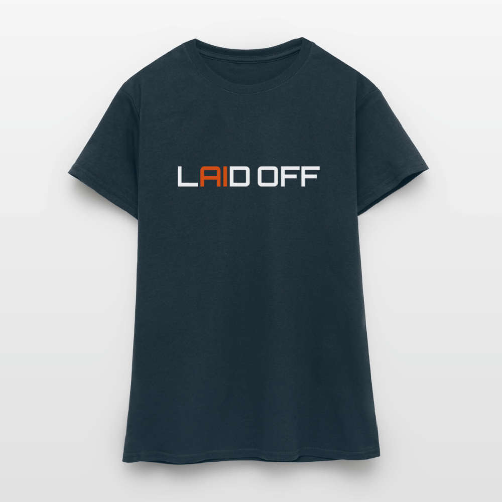 Frauen T-Shirt "Laid off" - Navy