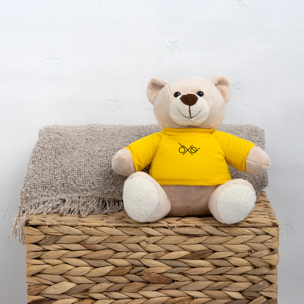 Teddy - personalisierbar - Sonnengelb