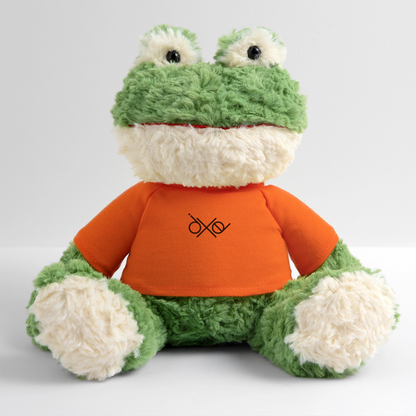 MiniFeet® Frosch Torge - personalisierbar - Goldorange