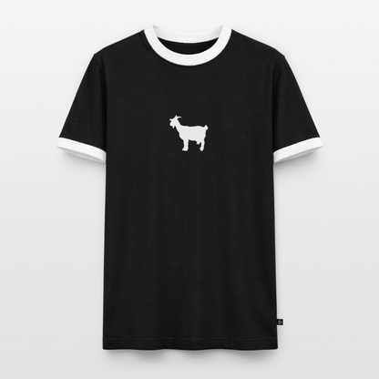 Männer T-Shirt "GOAT" - Schwarz/Weiß