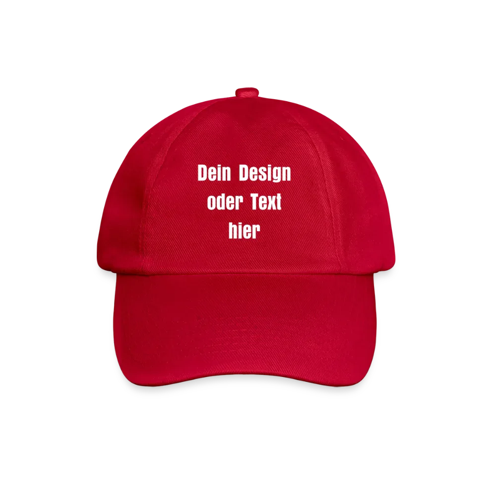Baseballkappe - personalisierbar - klassisch Rot
