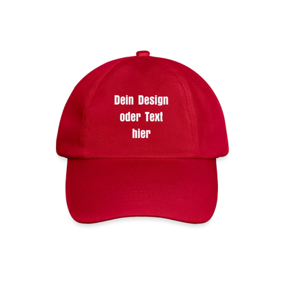 Baseballkappe - personalisierbar - klassisch Rot