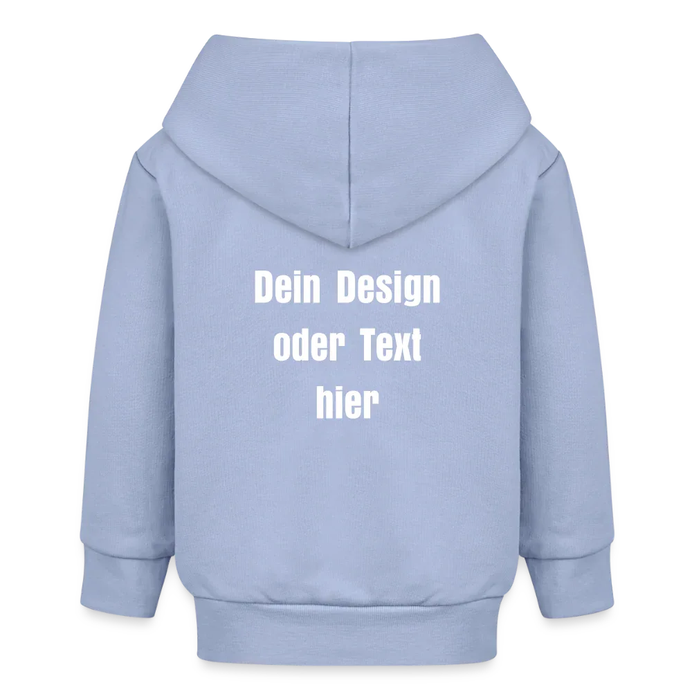 Stanley/Stella Bio Zip Hoodie BABY CONNECTOR - personalisierbar - Sky
