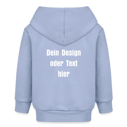 Stanley/Stella Bio Zip Hoodie BABY CONNECTOR - personalisierbar - Sky