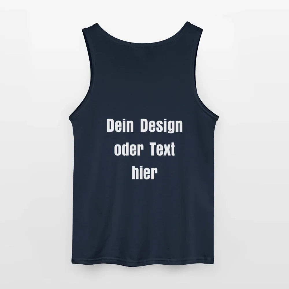 Gildan Männer Tank Top - personalisierbar - Navy