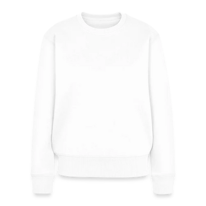 Frauen Premium Pullover - personalisierbar - Weiß
