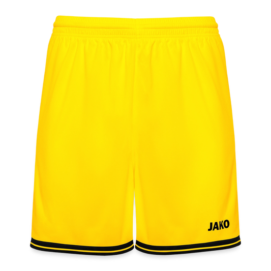 JAKO Basketball Short Center 2.0 - personalisierbar - Gelb/Schwarz