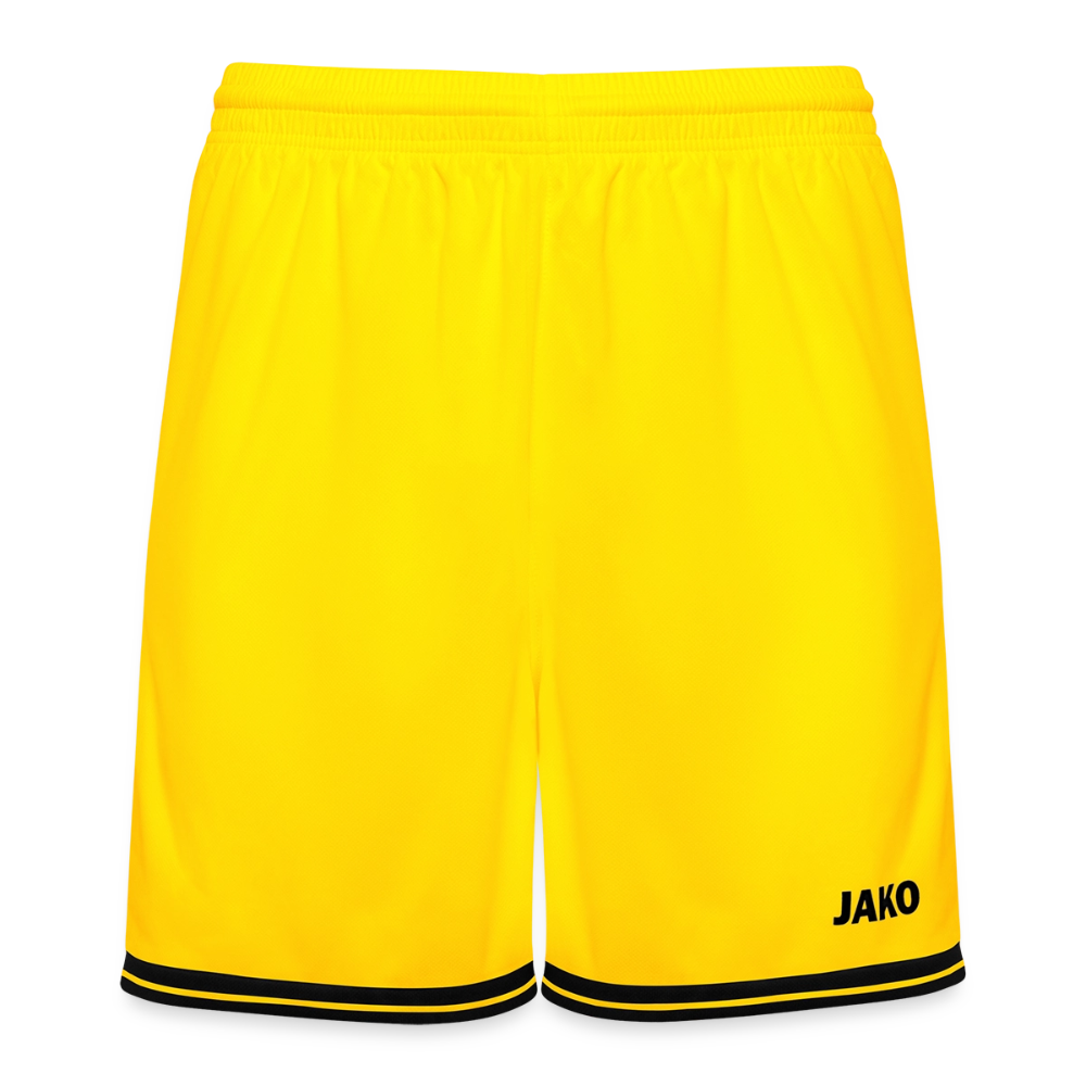 JAKO Basketball Short Center 2.0 - personalisierbar - Gelb/Schwarz