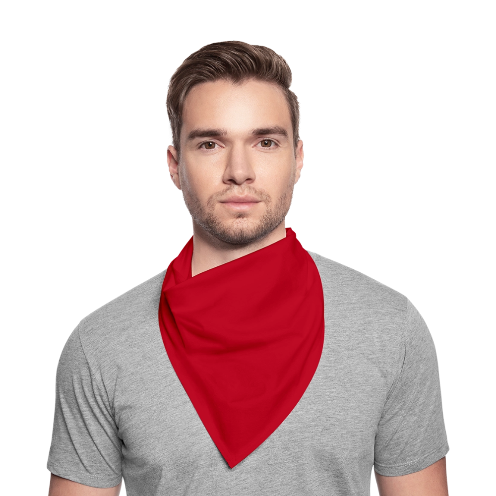 Bandana 100% Baumwolle für Sie und Ihn - personalisierbar - Rot