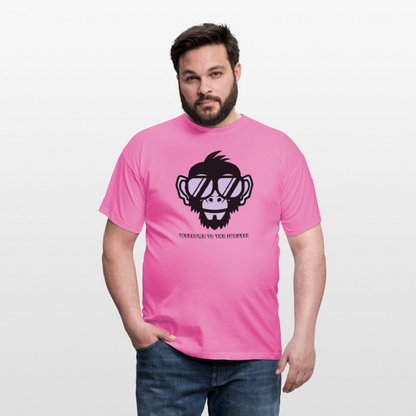 "Welcome to the Jungle" Motiv-T-Shirt für Männer - Pink