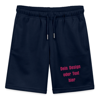 Stanley/Stella Teenager Bio-Joggingshorts MINI BOLTER - personalisierbar - Navy