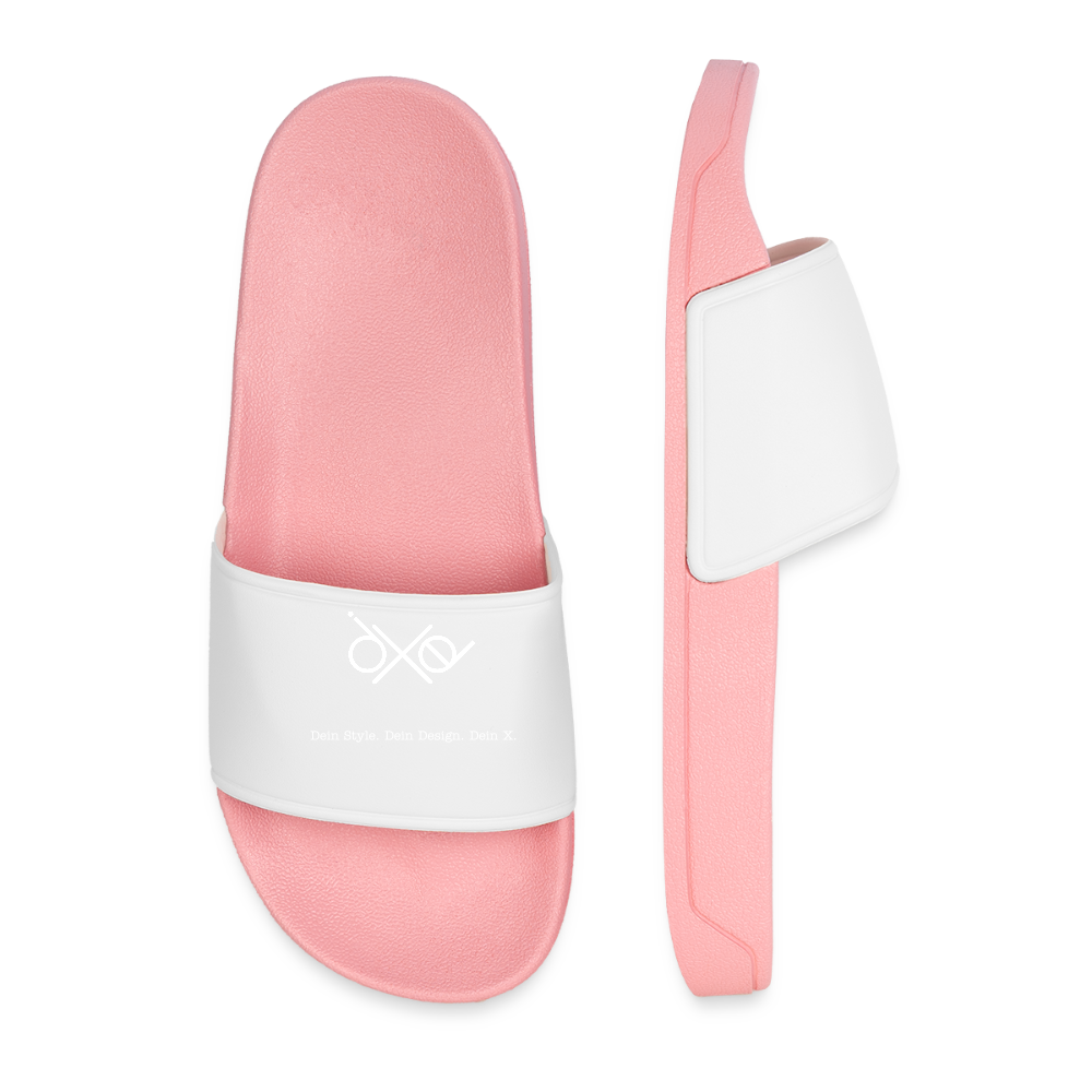 Männer Badelatschen - personalisierbar - Hellrosa