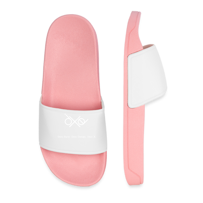 Männer Badelatschen - personalisierbar - Hellrosa