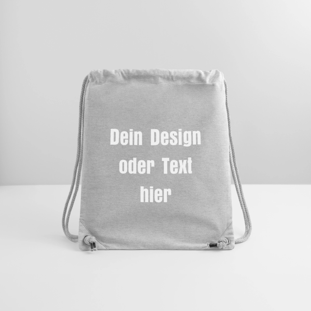 Stanley/Stella recycelter Gym Bag - personalisierbar - Grau meliert