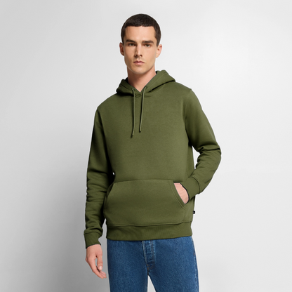 Männer Premium Hoodie - personalisierbare Vorder- und Rückseite - Khaki
