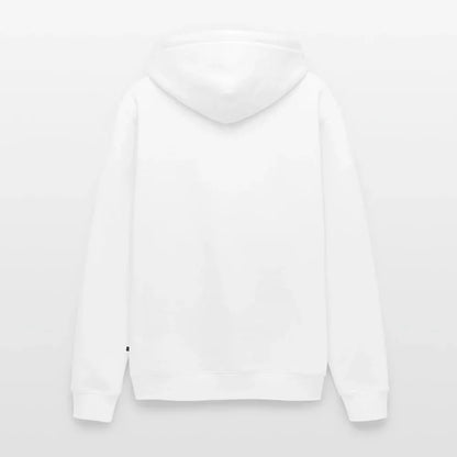 Männer Premium Hoodie - personalisierbare Vorder- und Rückseite - Weiß