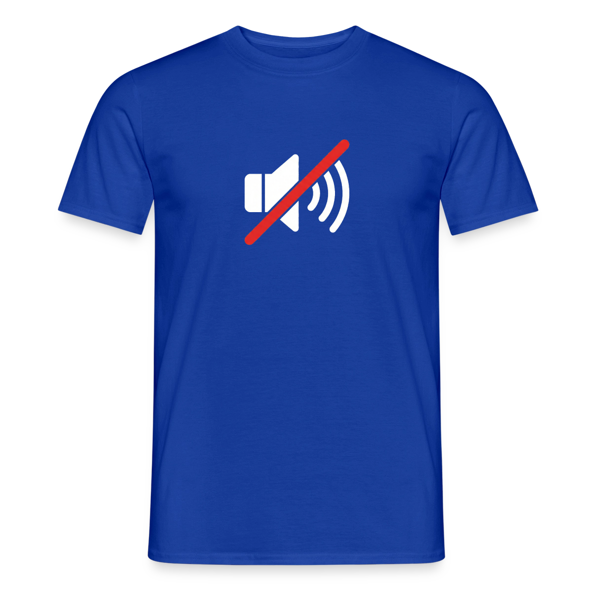 "You're on mute. Signal-Motiv" Motiv-T-Shirt für Männer, Farbe Dunkelblau