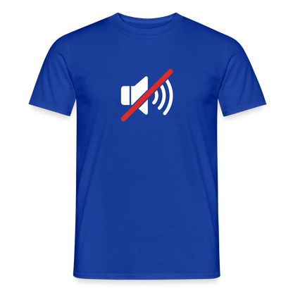 "You're on mute. Signal-Motiv" Motiv-T-Shirt für Männer, Farbe Dunkelblau