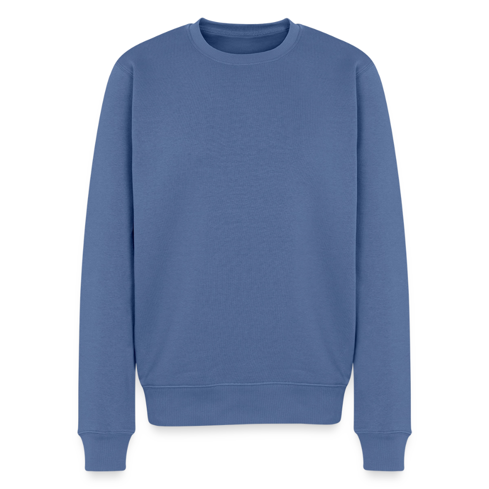 Männer Premium Pullover - personalisierbar - Taubenblau