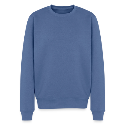 Männer Premium Pullover - personalisierbar - Taubenblau